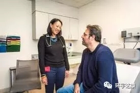 胰腺癌患者和Kimmie Ng医生