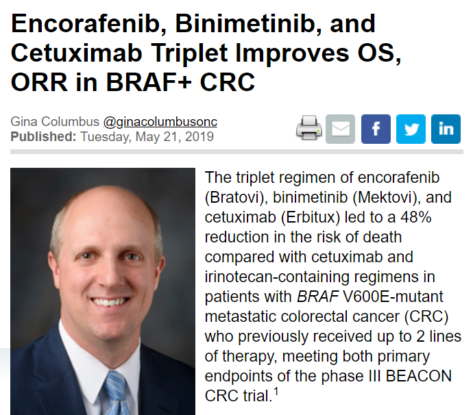 结直肠癌多线耐药后联用这3个药，死亡风险降低近50%！